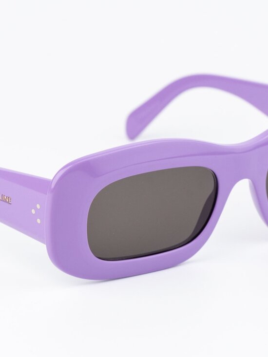 Celine Women Sunglasses Purple Grey Rectangle CL40294I 78A NEW AUTHENTIC main image 10